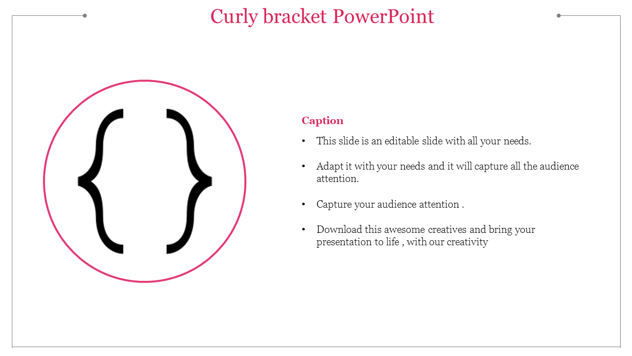 Curly bracket PowerPoint